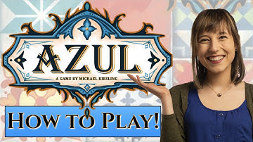 Azul Board Game - How to Play - Complete and Accurate w Kelsey!