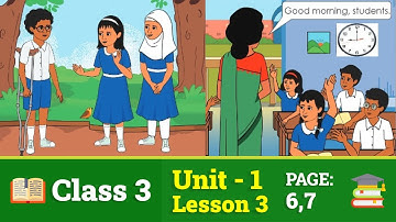 Class 3 English | Unit 1 | Lesson 3 | Greetings (Book 2025)