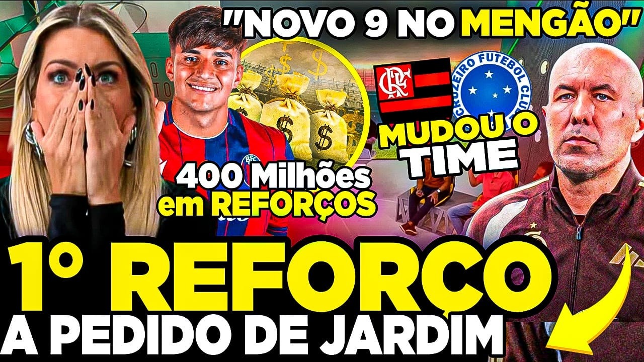 SAIU AGORA 😱 1° REFORÇO a PEDIDO de JARDIM! 400 MILHÕES e ANTIS em CHOQUE TOTAL 🤣