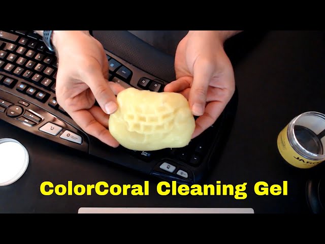 COLORCORAL Cleaning Gel Universal Dust Cleaner for PC Keyboard Cleaning Car  Detailing Laptop Dusting Home and Office Electronics Cleaning Kit Yellow