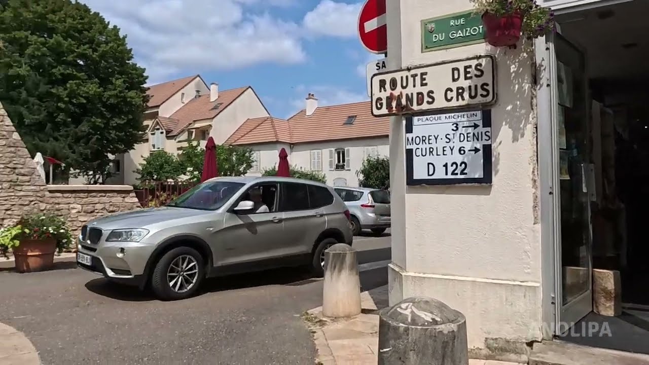 Bike Ride in Bourgogne - Gevrey-Chambertin, Morey-Saint-Denis, Vougeot, Chambolle-Musigny [no audio]