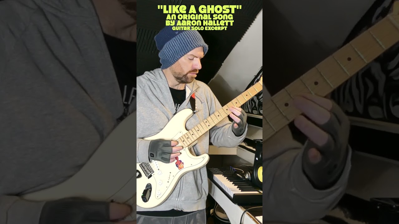 "Like A Ghost" an Original Song by Aaron Hallett Guitar Solo Excerpt 