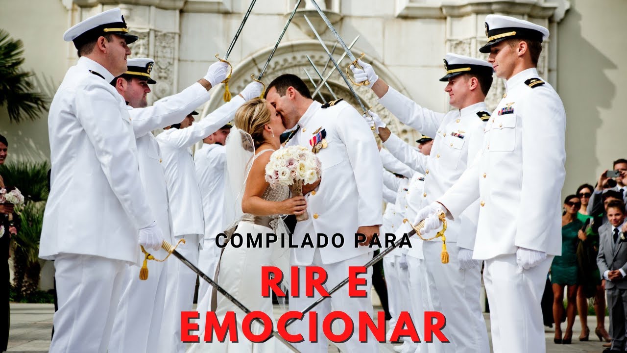 ⚔👰 CASAMENTO MILITAR Os Melhores Arcos de Espada