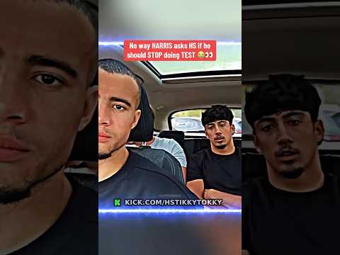 No Way Harris Asks HS If He Should Stop Doing Test Fyp Viral Hstikkytokky Shorts Stream 