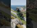 🚜 Tractor Falls Off a Cliff and Rolls All the Way Down! 😱 #shorts #tractor #beamngtuf #beamng