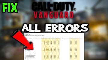 vanguard – How to Fix All Errors – Complete Tutorial