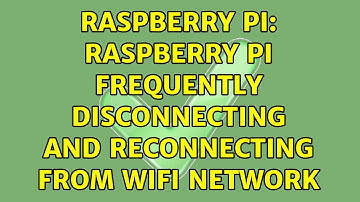 Raspberry Pi: Raspberry pi frequently disconnecting and reconnecting from wifi network