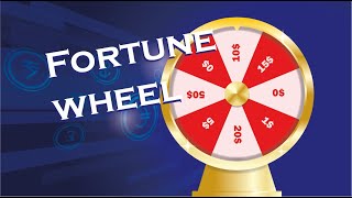 Fortune wheel tutorial / Graphic design