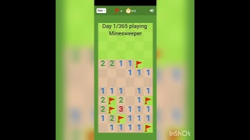 Day 1/365 playing minesweeper