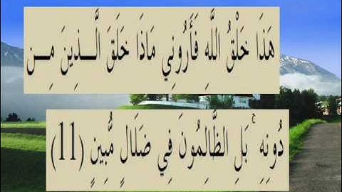 القران الكريم سورة لقمان الاية 11.wmv