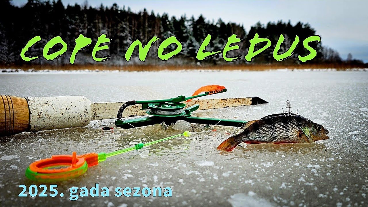 Cope no ledus. 2025.g. sezonas sākums. 💪
