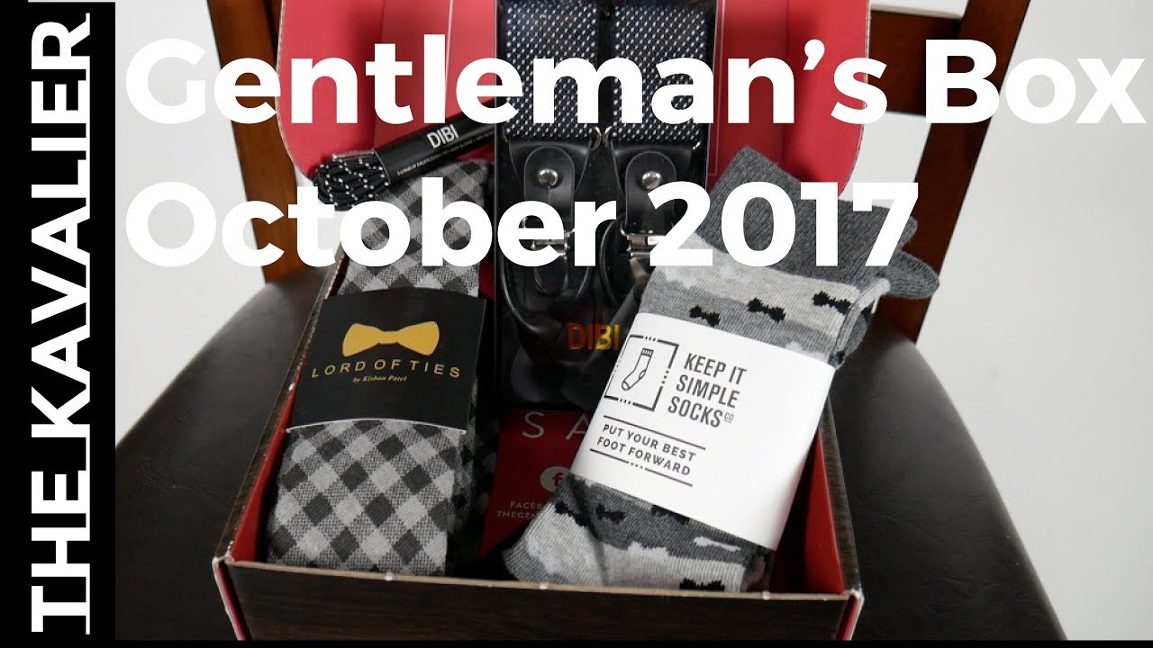 First Delivery: Gentleman's Box October 2017 Unboxing + September 2017