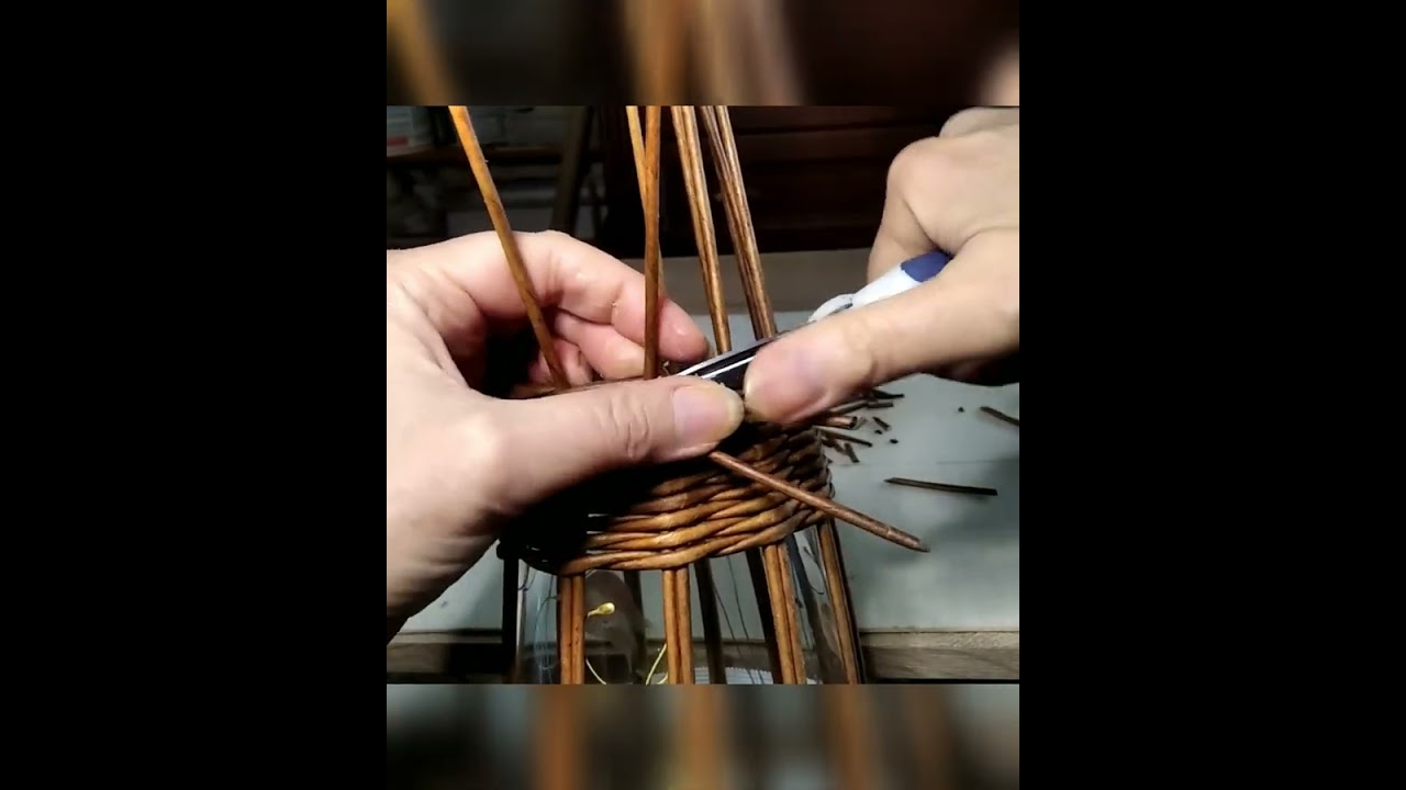 Ваза для живых цветов. Ситец 2 к 1.