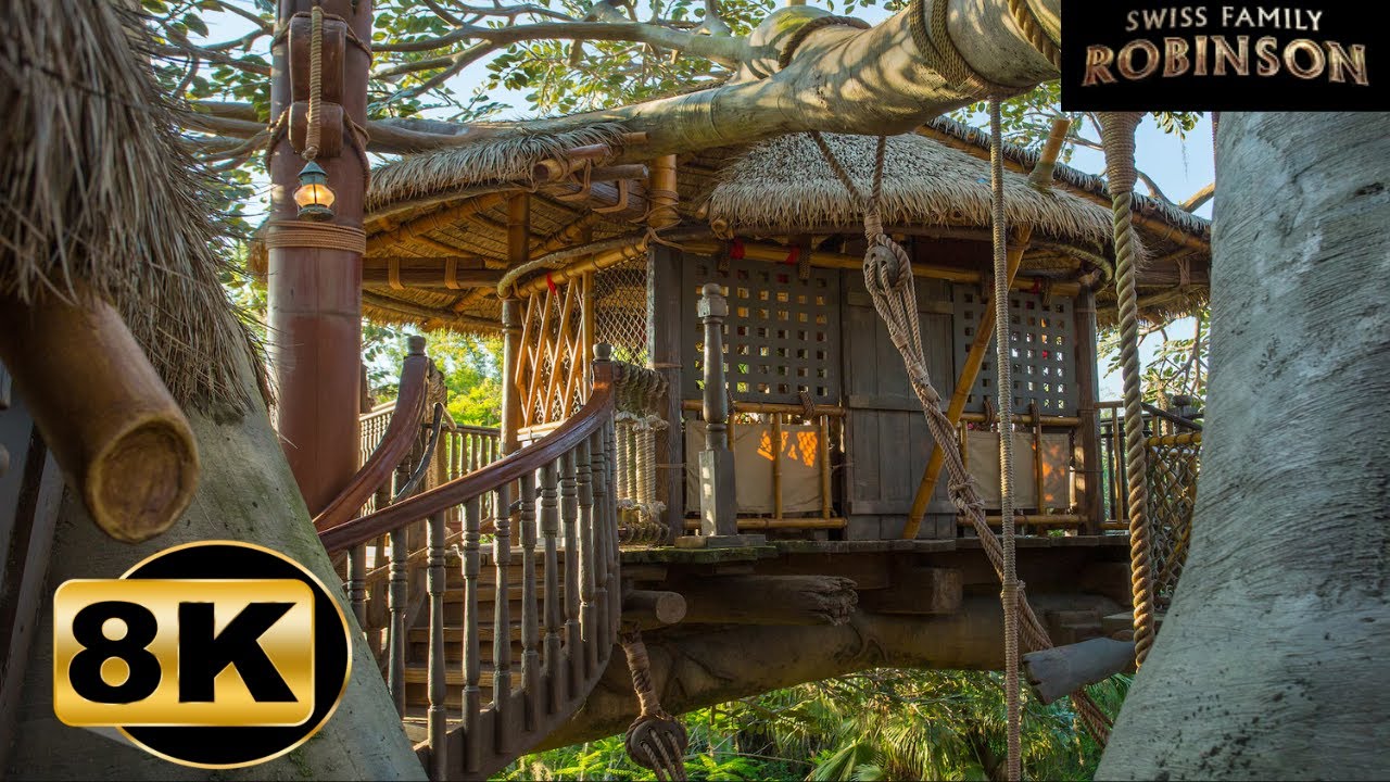Swiss Family Treehouse | 8K HD Full Attraction - YouTube