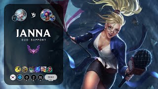 Janna Support vs Neeko - KR Master Patch 13.21