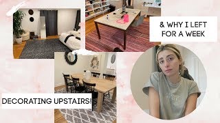 DECORATING THE UPSTAIRS FINALLY! MOVING VLOG! | Lauren Elizabeth