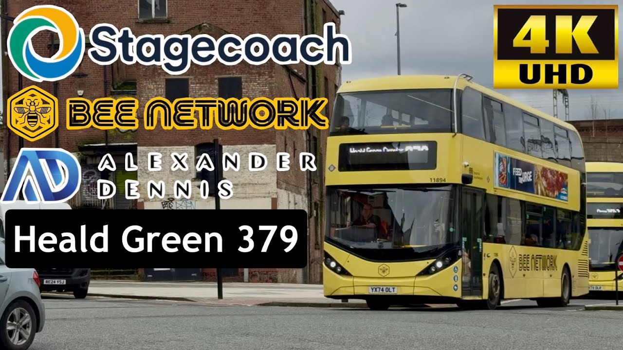 [Stagecoach Bus Manchester Bee Network: 379 Stockport to Bramhall, Heald Green] Dennis Enviro400MMC