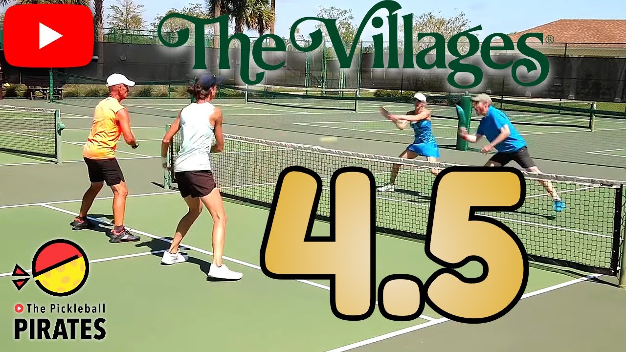 What 4.5 Pickleball in The Villages Looks Like YouTube