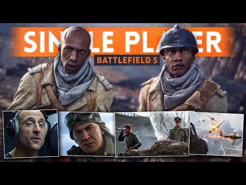 BATTLEFIELD 5 WAR STORIES Single Player Teaser Trailer! - SULIS Easter Egg + Mark Strong Narrator!