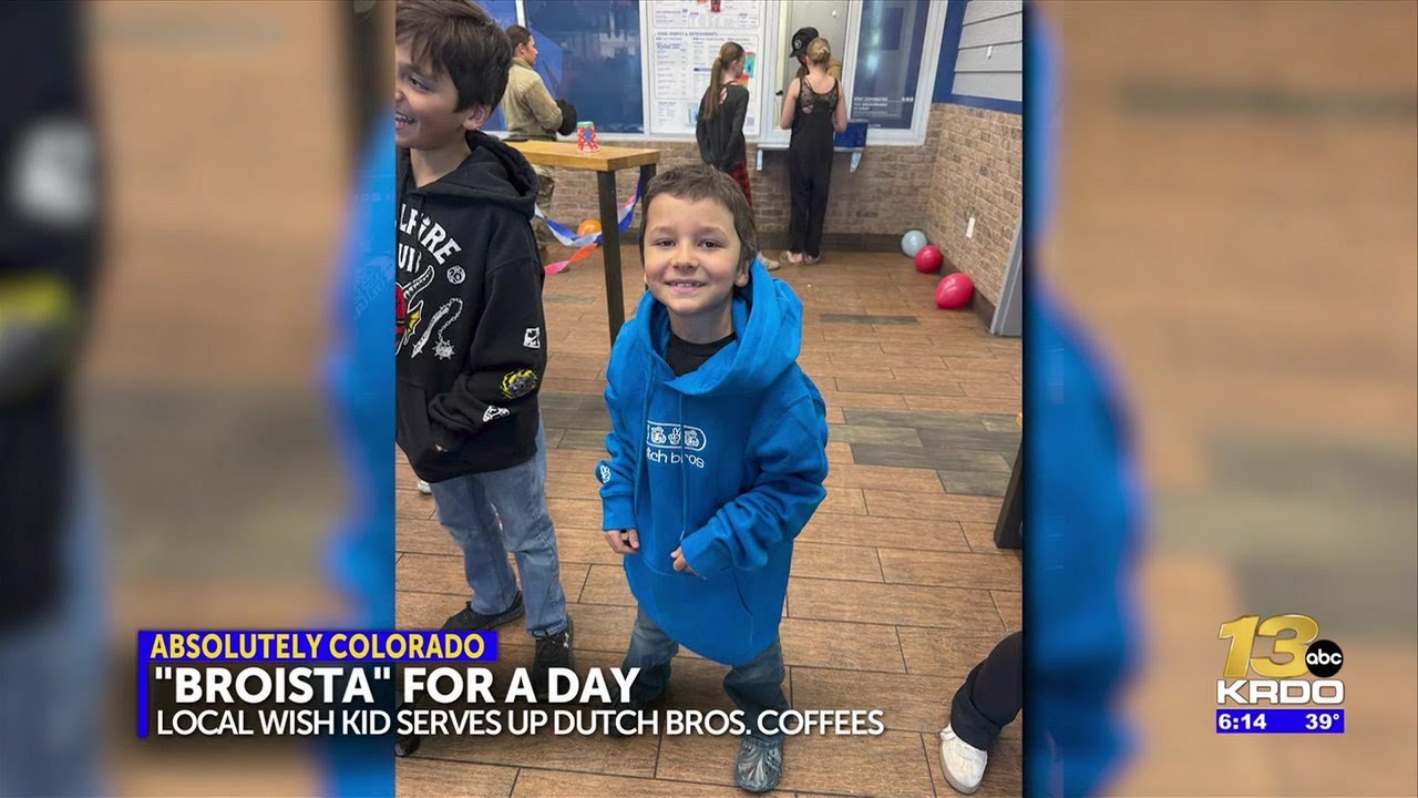 Make-A-Wish kid gets hands on experience as a ‘broista’ ahead of Saturday’s fundraiser