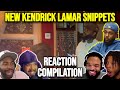 NEW KENDRICK LAMAR SNIPPETS SURFACE FROM GNX STUDIO | REACTION COMPILATION