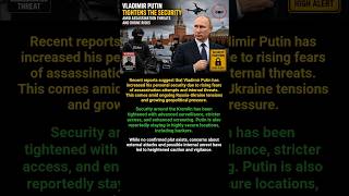 “Putin on High Alert 🚨 Security Tightened Amid Assassination Fears” #shorts #russia #ukraine