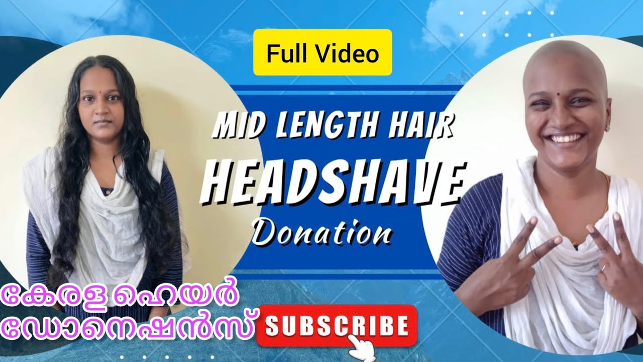 Headshave for Donation I Kerala hair donations for poor cancer patients #hairdonation#headshave