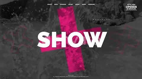 Clean Fast Opener | After Effects Project - Envato elements