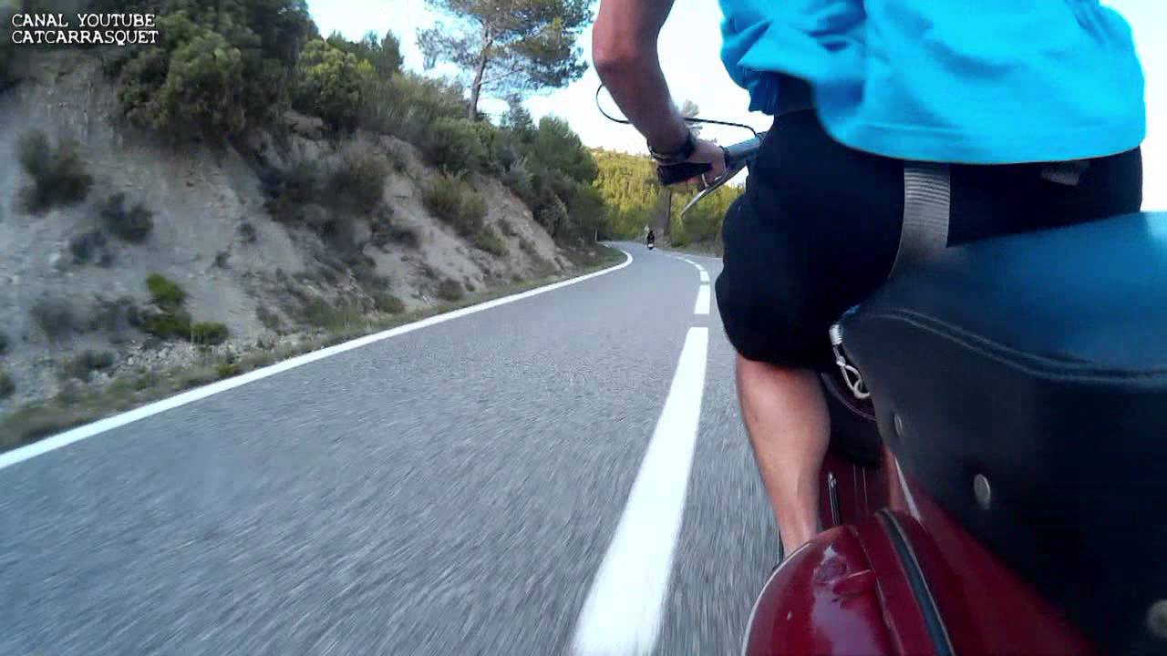 EN VESPA DEL COLL DE FATXES A PRATDIP