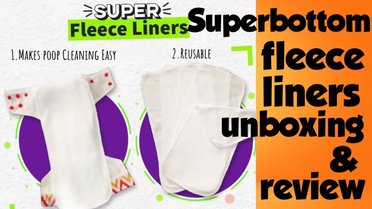 Superbottom diaper | fleece liners 