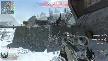 CoD BO: L96a1 5 killstreak killfeed