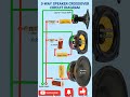 🔊🎶 3-Way Speaker Crossover Circuit 🔥 #shorts #electronics #premvlogs8691