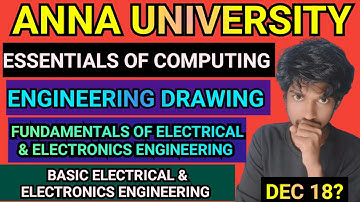 Engineering 1st Semester Dec 18 Exam One Day Preparation‼️#annauniversity#1stsemester #cs25c03#r2025