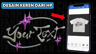 Chrome text effect android | Desain streetwear 2026