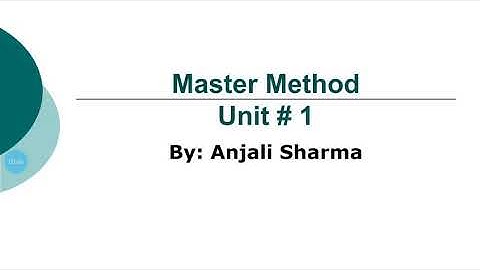 10. Master Method | Solving Recurrence Equation | Design and Analysis of Algorithms | DAA |