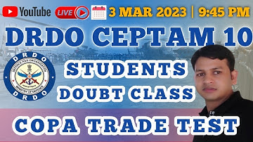 DRDO COPA Skill Test | MS Word Practical | Doubt Class | Ceptam 10 COPA Trade Test