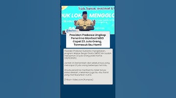 BLAK-BLAKAN ! Presiden Prabowo Ungkap Penerima Manfaat MBG Capai 23 Juta Orang, Termasuk Ibu Hamil