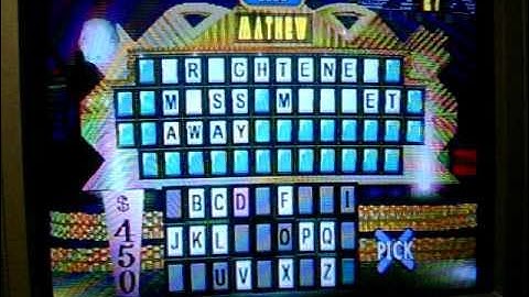 Wheel of Fortune 2nd Edition Playstation Run Game 31 Part 1