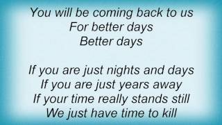 Sophie Zelmani - Time To Kill Lyrics