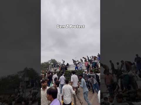 Gen Z Protest Jantar mantar live || Gen Z protest delhi #jantarmantar #genzprotest
