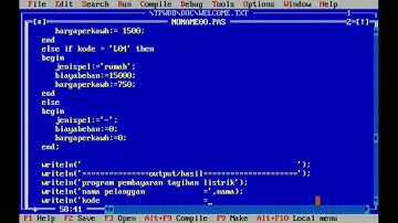 Program pembayaran tagihan listrik menerapkan struktur kendali IF LOGIKA ALGORITMA