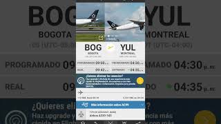 Un Star alliance aur canada 😨#aircanada #avianca #aviation