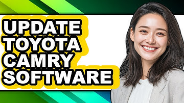 How To Update Toyota Camry Software (Full Guide)