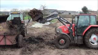 loading and spreading manure