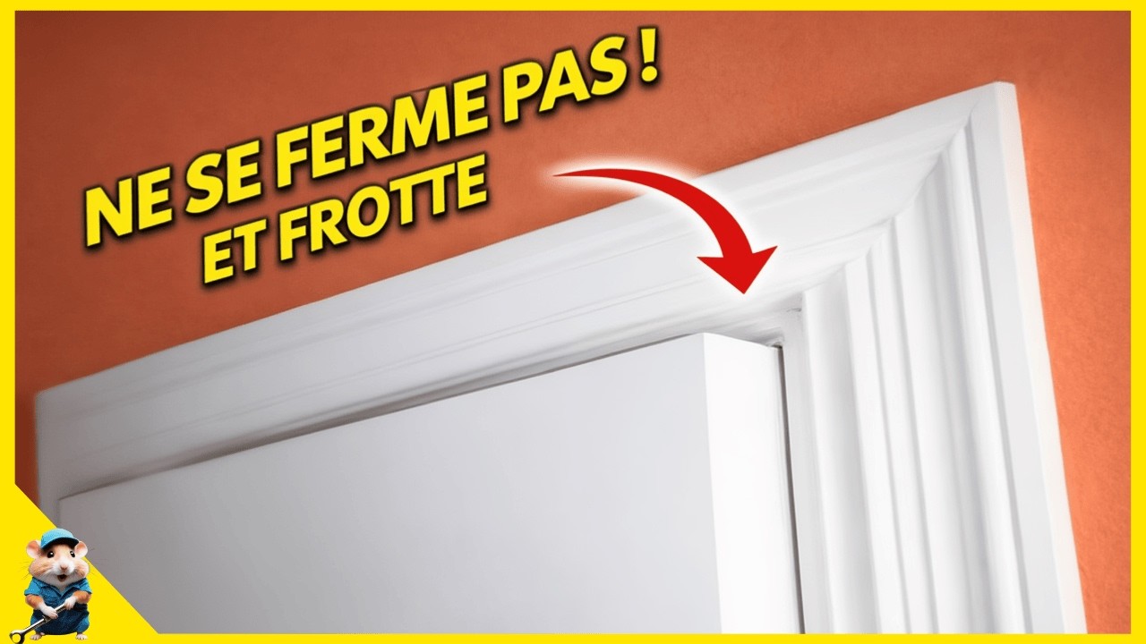 Как починить дверь, которая плохо закрывается? Простой способ за 2 минуты