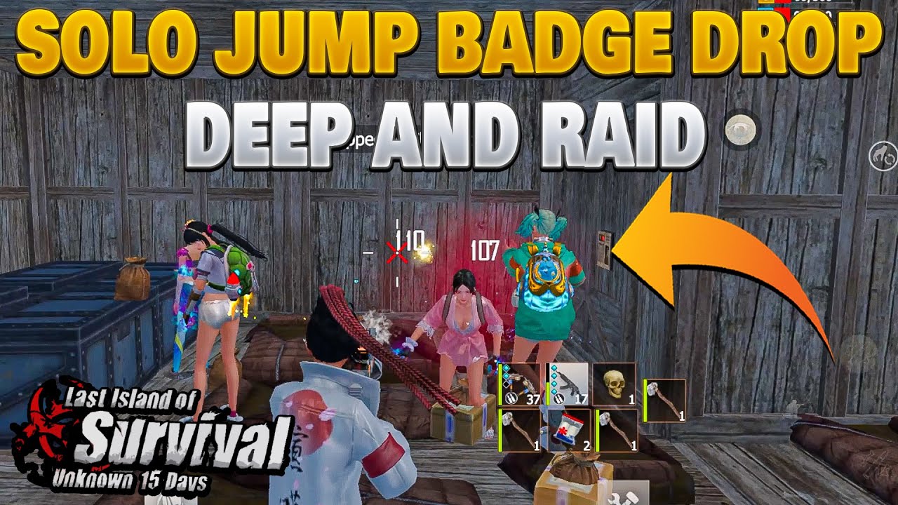 SOLO JUMP BADGE DROP PROTECT SERVER GOING DEEP LAST ISLAND OF SURVIVAL ...