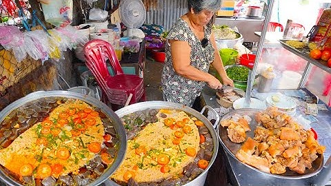 3 giờ sáng thức xem bà cụ đắp tảng cua nguyên chất nấu nồi bún riêu khổng lồ