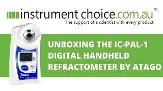 Unboxing the IC-PAL-1 Digital Handheld Refractometer by Atago