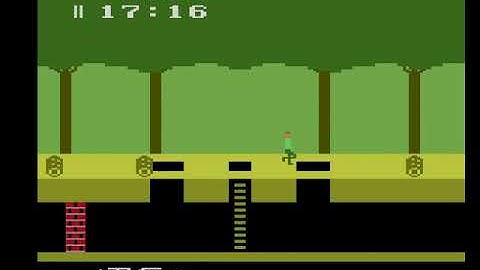 Pitfall (1982) - Atari 2600/8-bit - WIN!