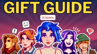 The Ultimate Gift Guide for Stardew Valley (1.6 Update)